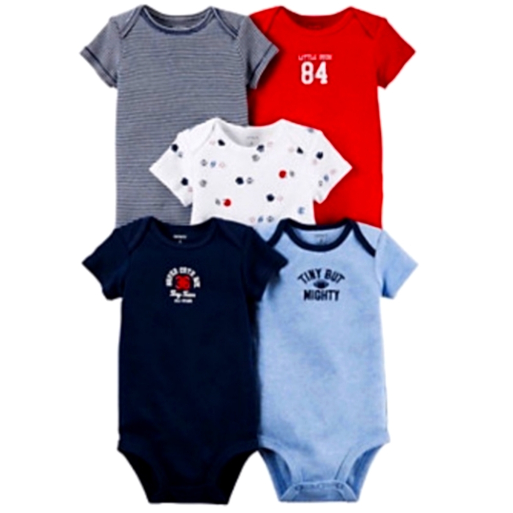 NWT Carters Preemie 5pc onesie set SPORTS theme